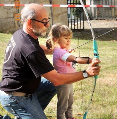 Photo mécénat des Archers d'Écouen