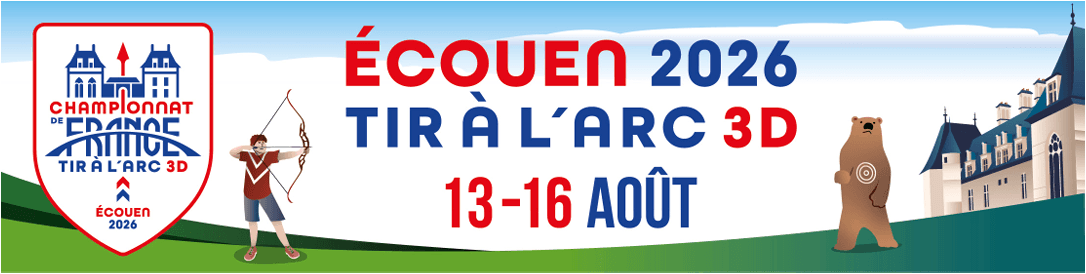 Championnat de France de tir à l'arc 3D - Écouen 13-16 août 2026